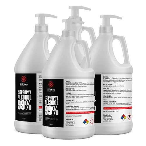 Vista 5 de Alcohol isopropílico 99% - Botella de 1 cuarto de galón - Alcohol concentrado de alta pureza para una limpieza eficaz - Secado rápido, IPA de origen