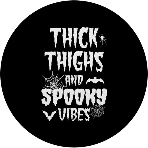 Vista 3 de Espeluznante vibraciones de Halloween calabaza fantasma gráficos PopSockets intercambiables PopGrip