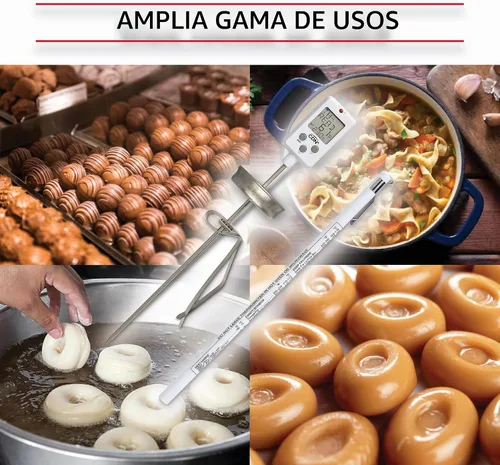 Vista 3 de Termómetro para dulces y frituras CDN TCG400, 1, Blanco