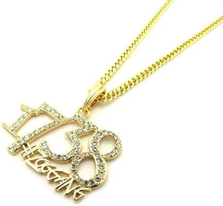 Vista 3 de Shiny Jewelers USA Collar de cadena cubana para hombre, 1738, zoológico, remy, boyz, micro, colgante, caja cubana, joyería de hip hop