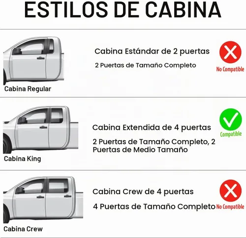 Vista 2 de Lightronic Visera de ventana de ventilación automática con clip extra duradera en el canal, se adapta a Nissan Frontier King Cab 2005-2020
