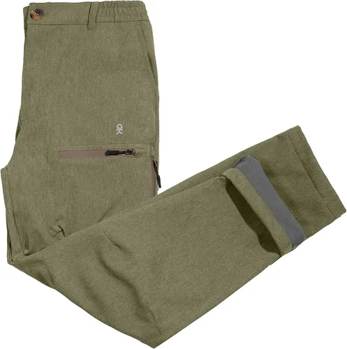 Vista 3 de Little Donkey Andy Men's Windproof Fleece Lined Hiking Cargo Pants Water Repellent Softshell Ski Snow Pants
