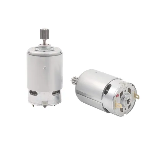Vista 2 de 2 unids 550 12V 40000RPM Motor eléctrico de alta velocidad RS550 12 voltios motor caja de cambios accesorios para ruedas eléctricas niños montar
