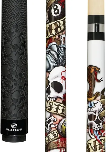 Vista 5 de Players D-LH - Taco de bandera duro con diseño inspirado en el tatuaje