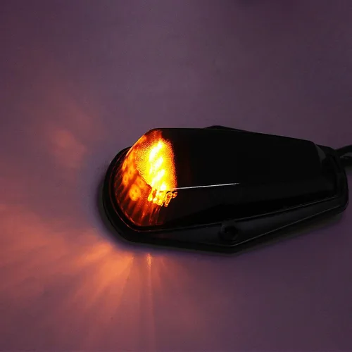 Vista 2 de Luz de marcador de cabina ámbar para Ford F150 F250 F350 1973-1997 F-Series Super Duty Pickup Trucks, 12 luces LED de techo con arnés de cableado