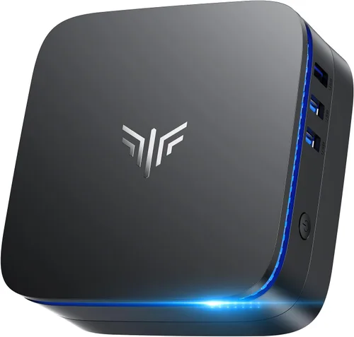 Vista 12 de KAMRUI E3B Mini PC con AMD Ryzen 5 7530U (hasta 4.5 GHz), 16 GB LPDDR4X 512GB M.2 SSD Mini computadora, Mini PC para juegos con USB tipo C