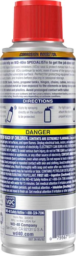 Vista 7 de Spray inhibidor de corrosión a largo plazo WD-40, 6.5 onzas., 1 Spray antioxidante para proteger piezas metálicas en entornos extremos