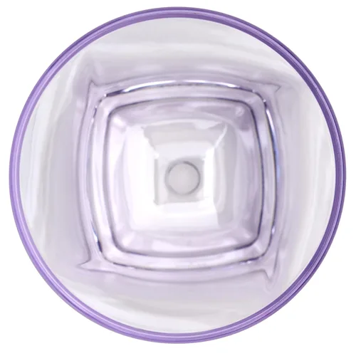 Vista 4 de GET SW-1471-CL - Vaso de plástico con fondo cuadrado sin BPA, 12 onzas, transparente (juego de 12)