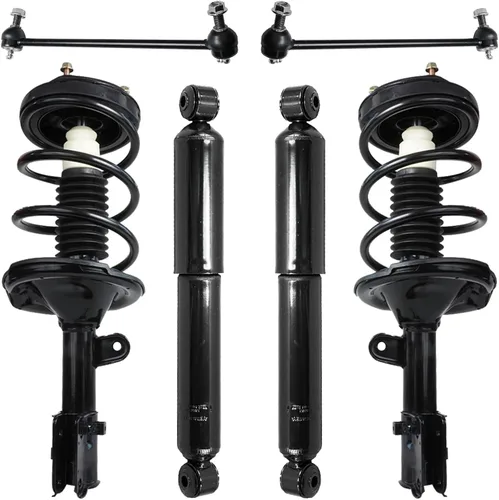 Vista 20 de Detroit Axle - Kit de puntales delanteros de 6 piezas para Ford Escape 2014-2019, 2 puntales y muelles helicoidales, 2 enlaces de barra