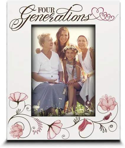 Vista 9 de BELLA BUSTA -Cuatro generaciones - Recuerdo familiar - Día de la Madre, Día del Padre, recuerdo de Navidad, marco de fotos familiar atemporal