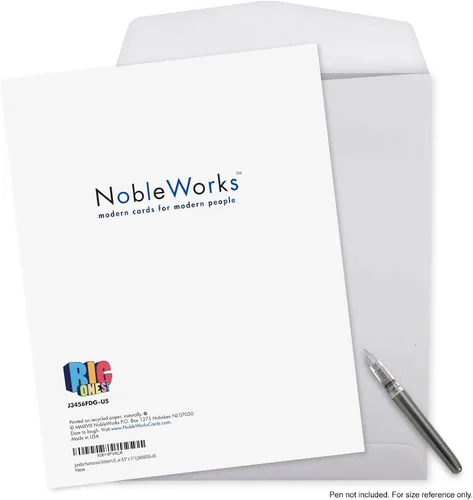 Vista 7 de NobleWorks - Tarjeta divertida jumbo para el Día del Padre (8.5 x 11 pulgadas), tarjeta de notas de humor, regalo para papá, padrastro, abuelo