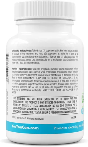 Vista 8 de Yes You Can! Píldoras naturales de desintoxicación, limpieza diurética, 21