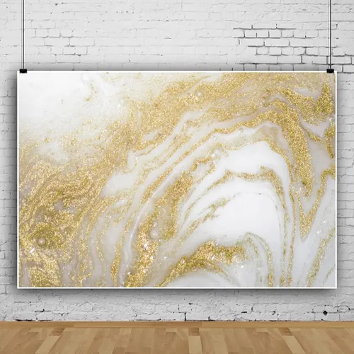 Vista 13 de Telón de fondo de fotografía con textura de mármol negro dorado de 5 x 4 pies, arte abstracto, fondo de fondo dorado de arena movediza líquida