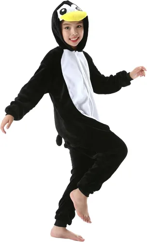 Vista 2 de DarkCom Pijama de animal para niños, ropa de dormir para padres e hijos, disfraz de Halloween, pijama de Navidad