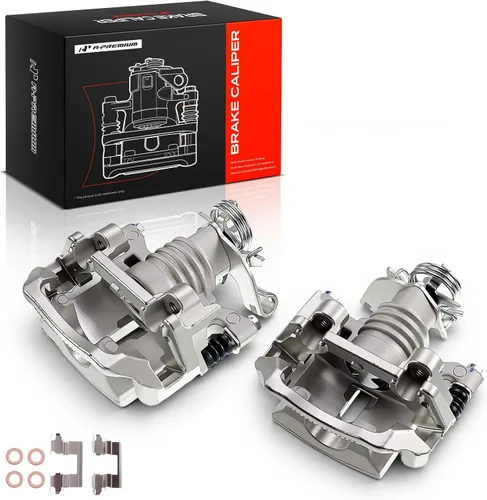 Vista 10 de A-Premium Conjunto de Pinza de Freno de Disco con Soporte Compatible con Modelos Selectos de Chevy, Pontiac y Saturn - Malibu 2004-2012, Cobalt