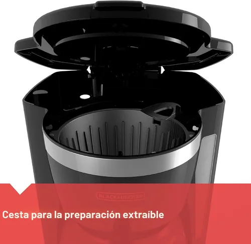 Vista 9 de BLACK+DECKER 12-Cup Drip Coffee Maker with Vortex Brewing Negro