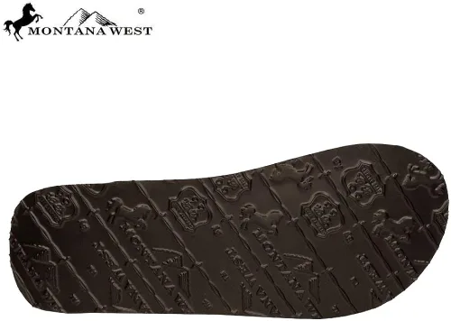 Vista 7 de Montana West - Sandalias patrióticas para mujer, con ornamento de metal, de plataforma, tipo vaqueras