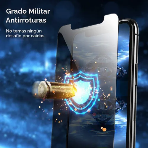 Vista 3 de Fotbor Película de vidrio templado de privacidad para iPhone XR/iPhone 11, [2 unidades] Protector de pantalla de 6.1 pulgadas