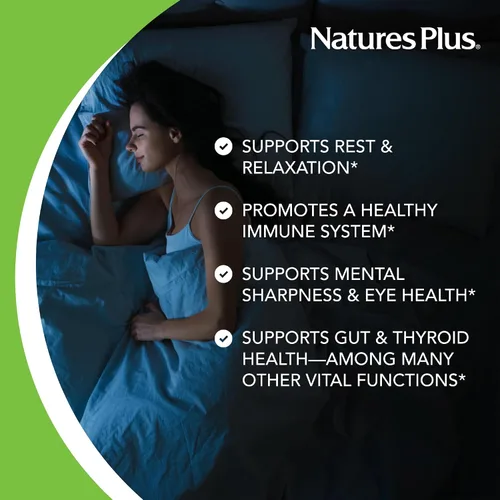 Vista 3 de NaturesPlus Melatonina 1 mg - 90 tabletas de acción rápida - Apoya el sistema inmunológico saludable y la agudeza mental - Vegano, sin gluten - 90