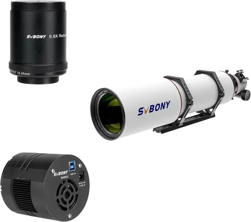 Vista 12 de SVBONY SV550 AP0 Telescope, 80mm ED F6 Triplet Apochromatic Refractor OTA