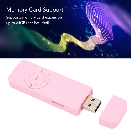 Vista 3 de Reproductor de MP3 de 64 GB Reproductor de música digital portátil sin pérdidas, adecuado para niños, calidad de sonido HD, no requiere teléfono