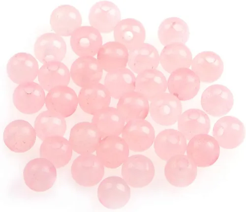 Vista 11 de AD Beads Cuentas de gema natural de 8 mm redondas sueltas con gran agujero de 2,5 mm, 40 piezas (turquesa africana)