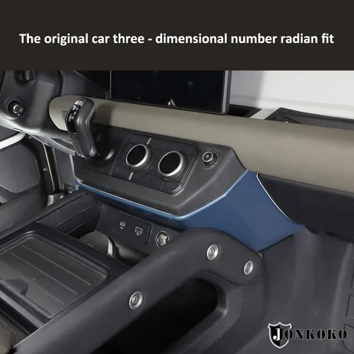 Vista 3 de Consola central de auto para estilo de automóvil, panel de codo, pierna y rodilla, cubierta lateral, accesorios interiores, decoración para Land