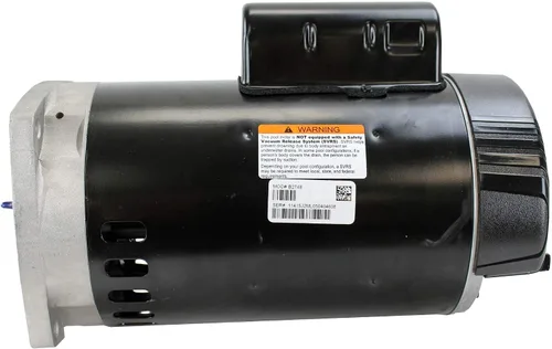 Vista 2 de A.O Smith B2748 - Motor de eje roscado con brida cuadrada de una sola velocidad para piscinas, 2 HP