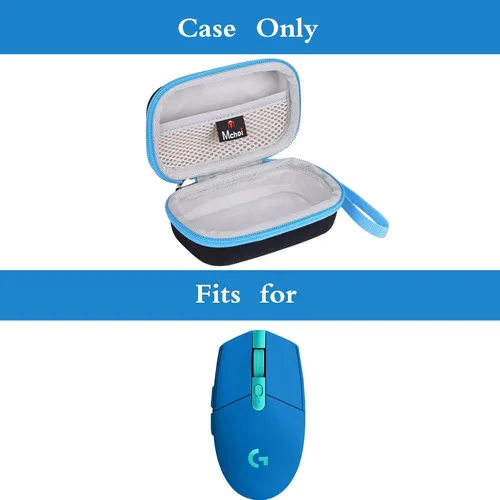 Vista 6 de Mchoi Funda rígida para mouse inalámbrico Logitech G305 Lightspeed para juegos, solo funda