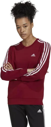 Vista 8 de adidas Sudadera Essentials de forro polar con 3 rayas para mujer