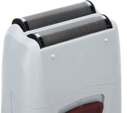 Vista 4 de Syrisora Recortadora eléctrica de la barba de la afeitadora de alternancia recargable USB para la herramienta blanca