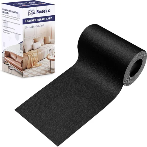Vista 42 de Kit de cinta para reparación de cuero, parche autoadhesivo para muebles, sofá, asientos de automóvil, silla de oficina, kit de reparación de vinilo