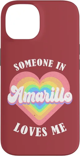 Vista 4 de Someone in Amarillo Loves Me City Heart Case for iPhone 17