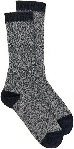 Vista 4 de WARRIOR ALPACA SOCKS - Calcetines de senderismo unisex de lana de alpaca para hombre y mujer Negro/Ceniza