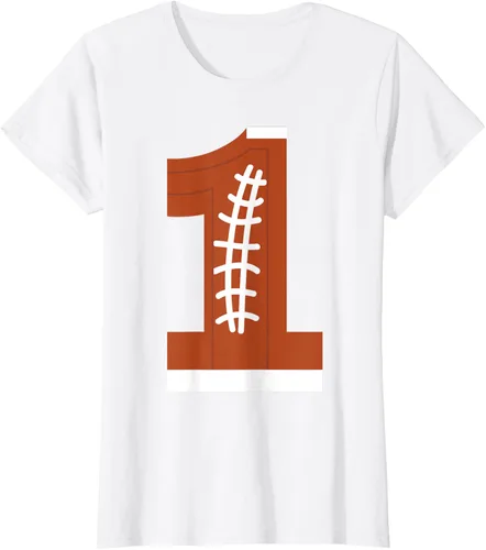 Vista 18 de 1st Birthday Football Ball Boys Camiseta de regalo de 1 año Negro