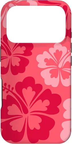 Vista 30 de Hibiscus Flower Beach Hawaiian Exotic Floral Surf Cranberry Case for iPhone 17