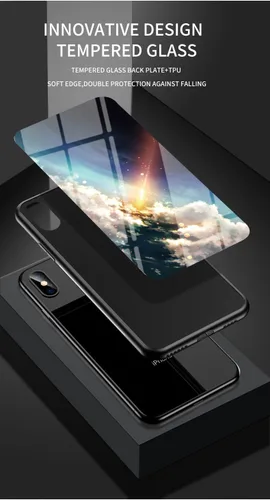 Vista 2 de Funda compatible con Google Pixel 1 XL, (placa trasera de vidrio templado + borde suave de TPU) 2 en 1 funda para teléfono CC