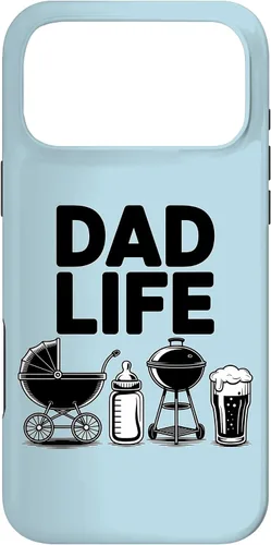 Vista 22 de Dad Life Beer Stroller Bottle Grill Adorable Father Case for iPhone 16