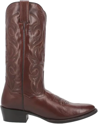 Vista 3 de Dan Post Botas Milwaukee con punta redonda para hombre, color negro, Negro