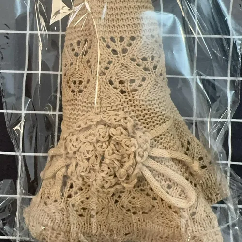 Vista 4 de Sombrero de paja para mujer, sombrero de playa plegable, sombrero de ala ancha Beige