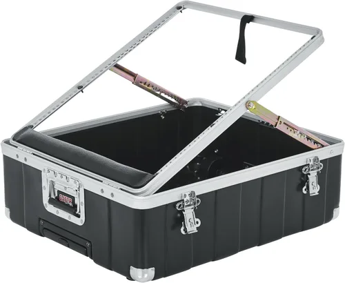 Vista 4 de Gator Cases Moldeado Pop-Up Mixer Case w/Wheels, 12U, 6.5" Profundidad (G-MIX-12 PU)