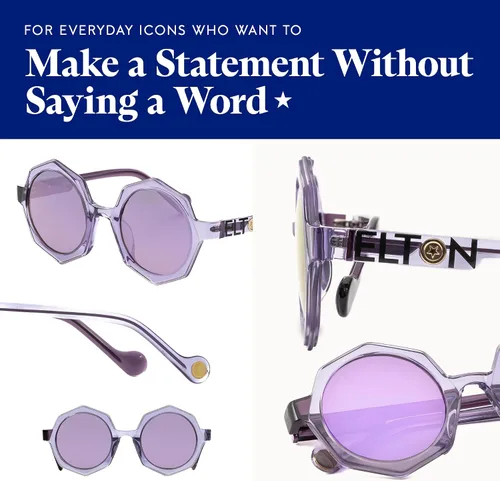 Vista 3 de Elton John Eyewear Tinted Glasses for Men & Women, Fashion Tint - Eyeglases with Non-Glare Lenses & 100% UV Protection