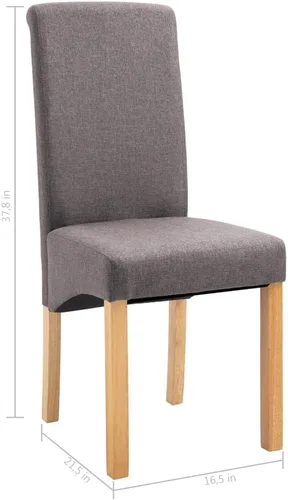Vista 34 de Dining Chairs 4 Pcs Yellow Fabric,Living Room Dining Chairs,Counter Dining Chairs Suitable for Daily Dining Or Special Events Such As Meetings
