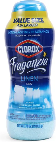 Vista 28 de Clorox Fraganzia Cristales Potenciadores de Aroma para Lavandería en Aroma de Madera de Cedro y Salvia - Perlas Perfumadas Frescas para el Lavado