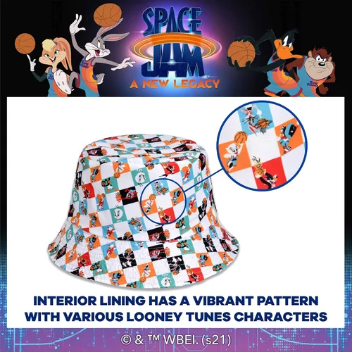 Vista 5 de Concept One Space Jam Tune Squad Denim Bucket Hat, Denim