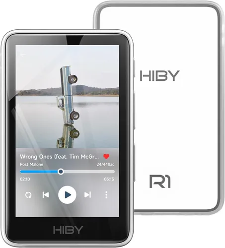Vista 9 de HiBy R1 Reproductor de MP3 HiFi con Bluetooth 5.1 Tidal Qobuz DSD 256 Reproductor de Música Sin Pérdidas Nativo con Pantalla Táctil/Audio Hi-Res