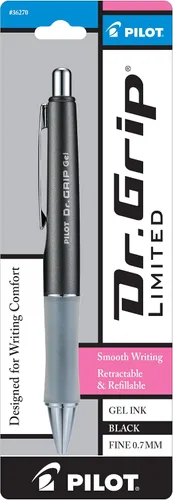 Vista 6 de Pilot Dr. Grip Bolígrafo de gel retráctil, limitado, azul (Ice Blue Barrel)