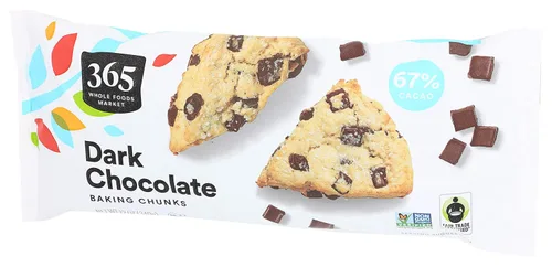Vista 3 de 365 by Whole Foods Market, Trozos de chocolate negro para hornear, 12 onzas