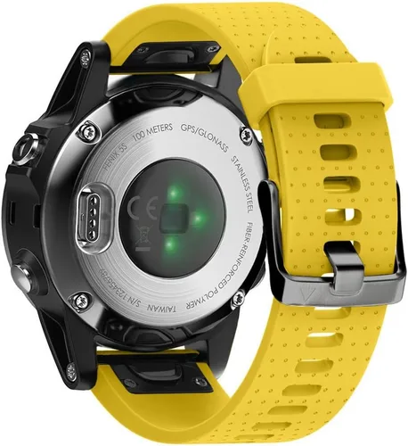 Vista 9 de ANCOOL - Correa para Garmin Fenix 5S, de ajuste fácil, de silicona suave de 20 mm de ancho, correa de reloj para Fenix 5S, #2-Negro