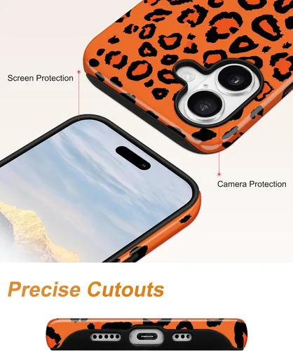 Vista 564 de Jusy Funda compatible con MagSafe con estampado de caparazón de tortuga marrón para iPhone 7/8/SE, cubierta protectora de TPU suave magnética